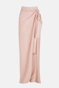 Pantalón envolvente rosa palo