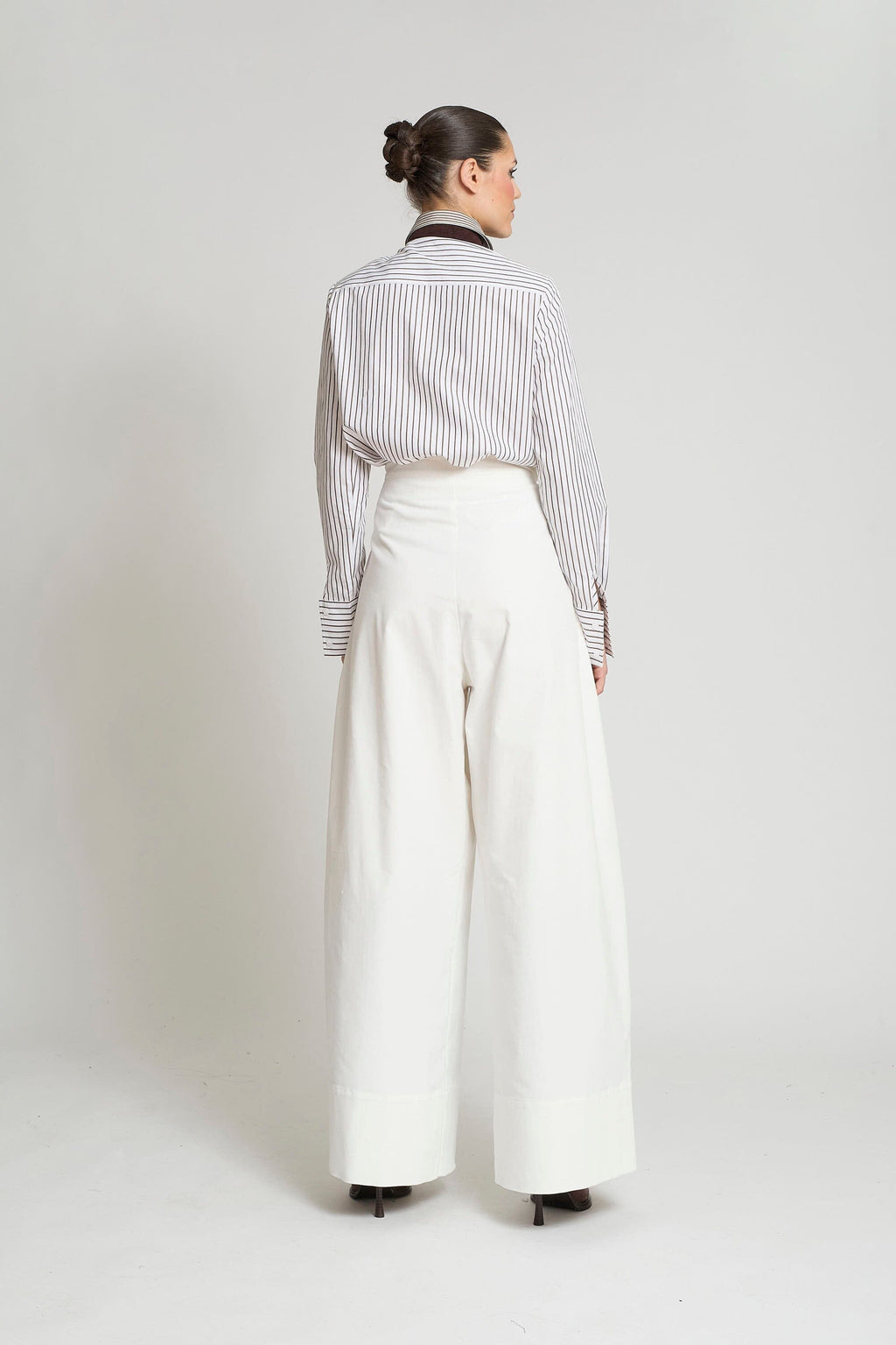 PANTALON MOSCU VELVETON CREMA