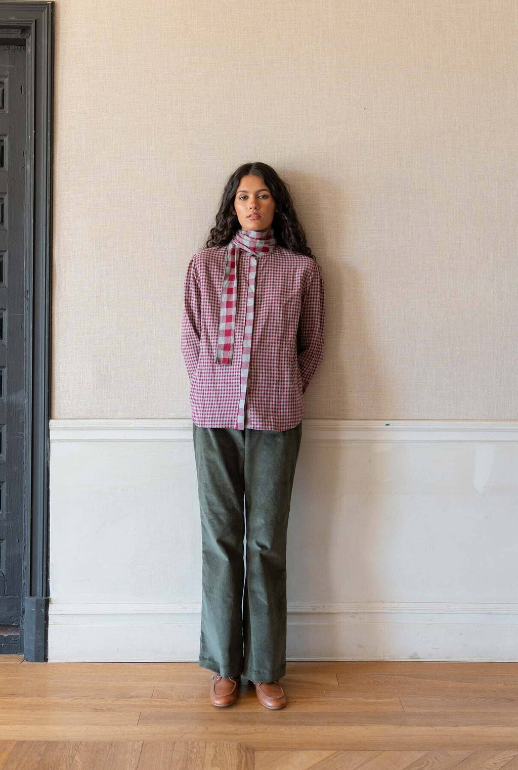 Pantalón pana verde