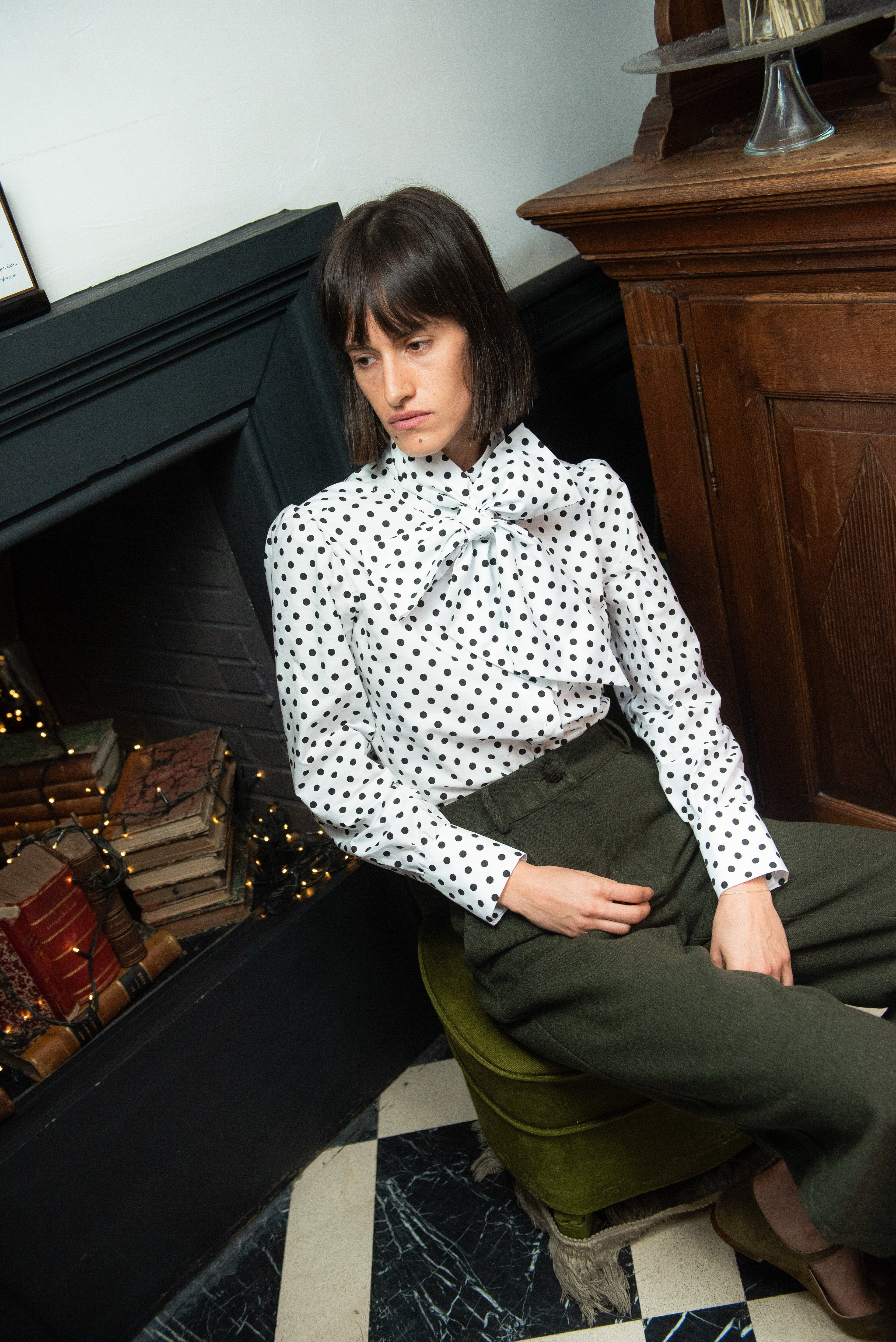 Pantalón Rivelin Lana Verde