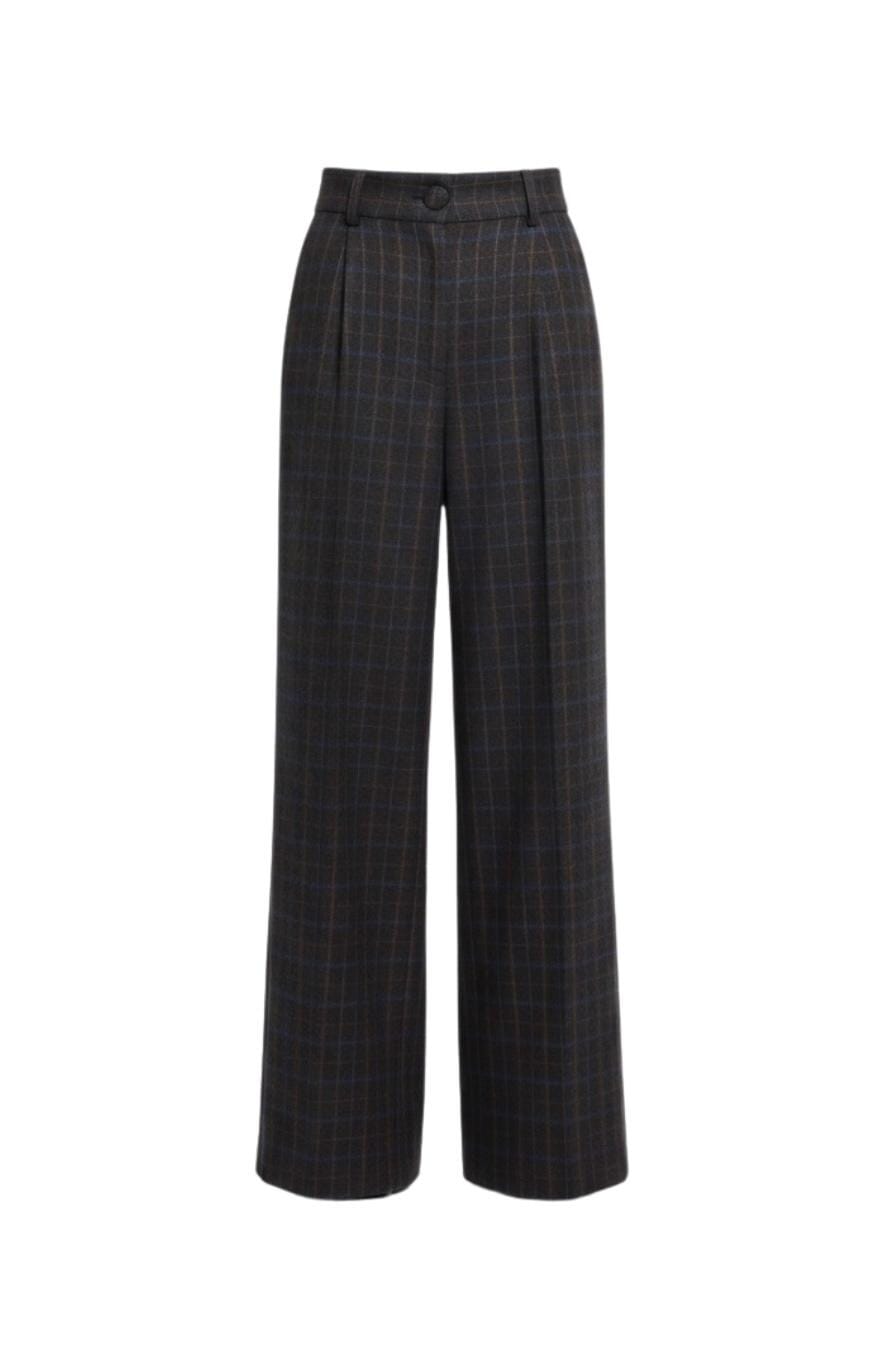 Pantalón Sereno Cuadros Azul