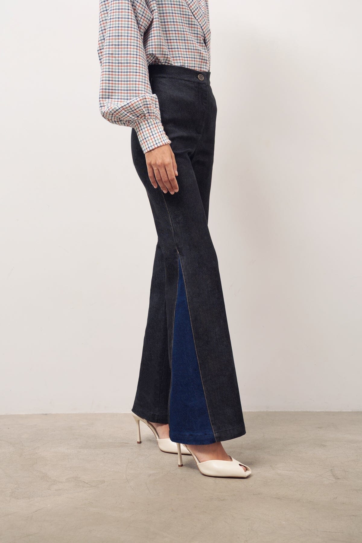 Pantalones Icíar denim slim negro