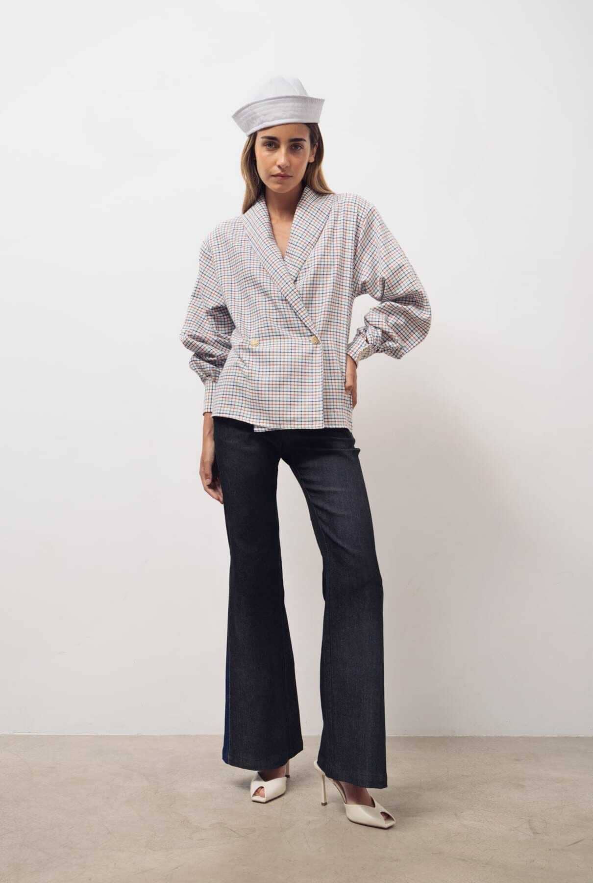 Pantalones Icíar denim slim negro