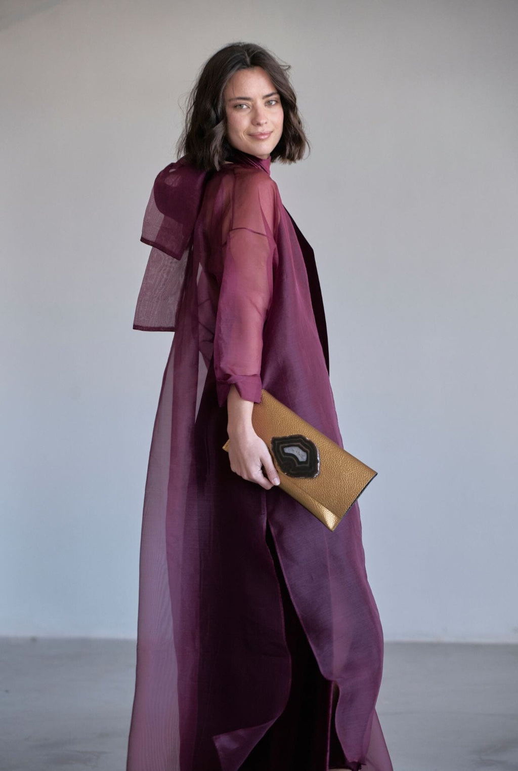 Abrigo Persefone seda