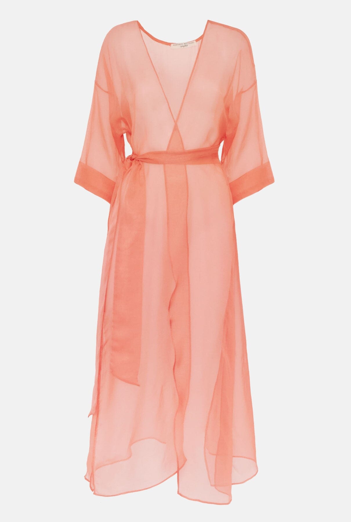 Abrigo Persefone seda - rosa
