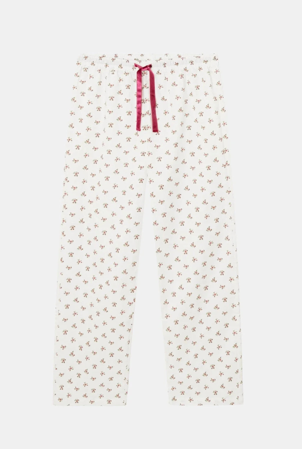 Pijama Mujer Burgundy Flowers