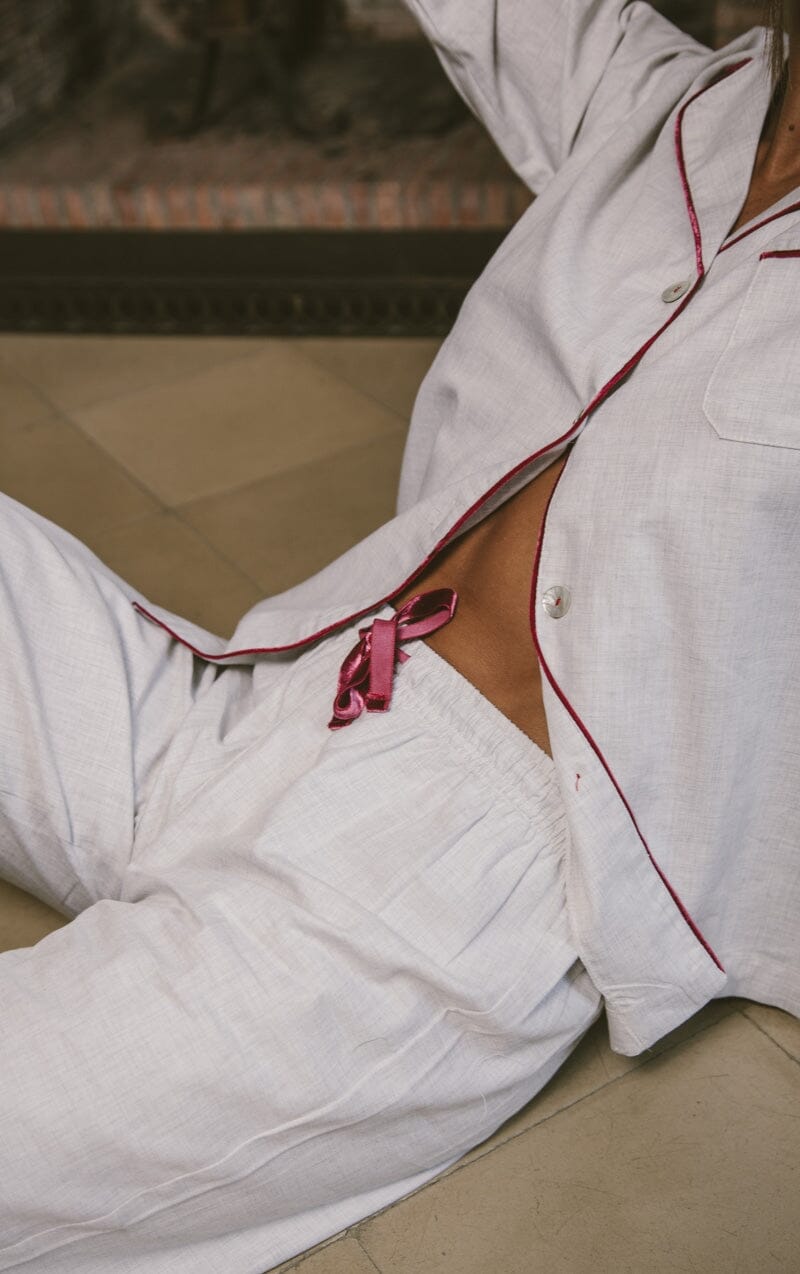 Pijama Mujer Velvet Rosé