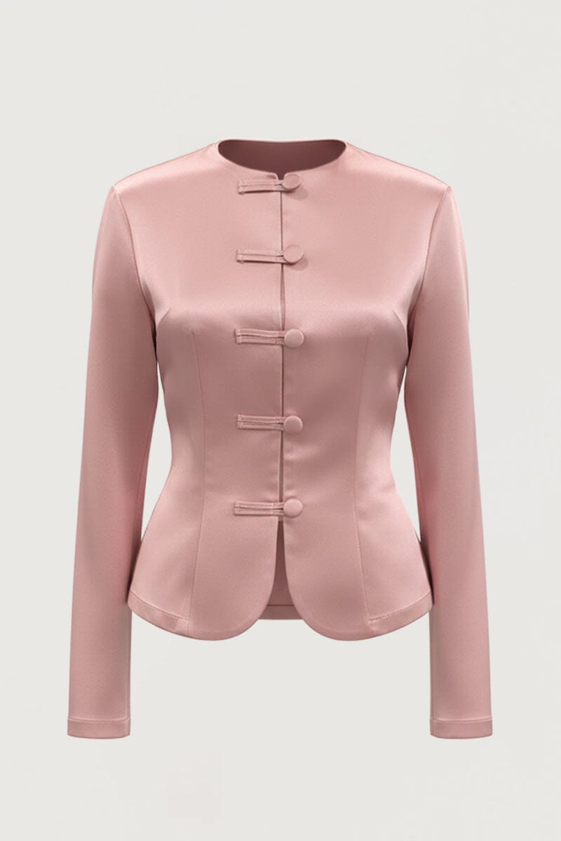 PINK SILK JACKET