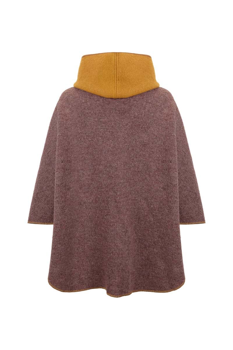 PONCHO MUR MOSTAZA