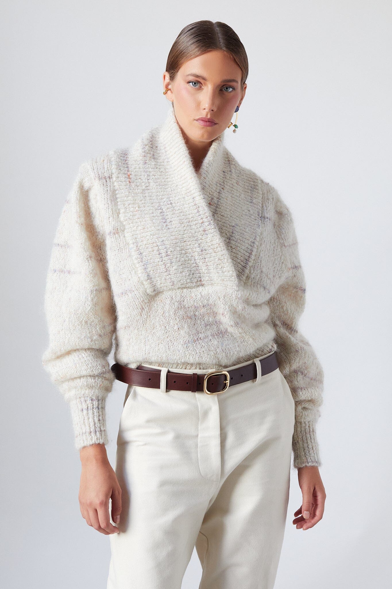 Ronald Sweater Grey Melange
