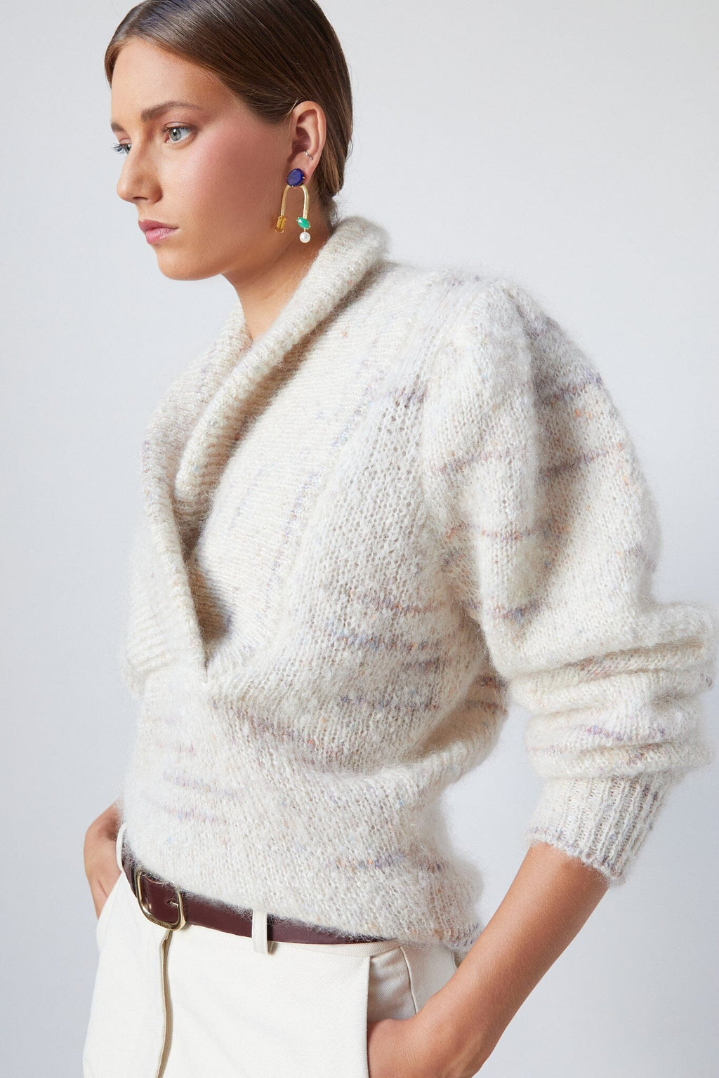 Ronald Sweater Grey Melange