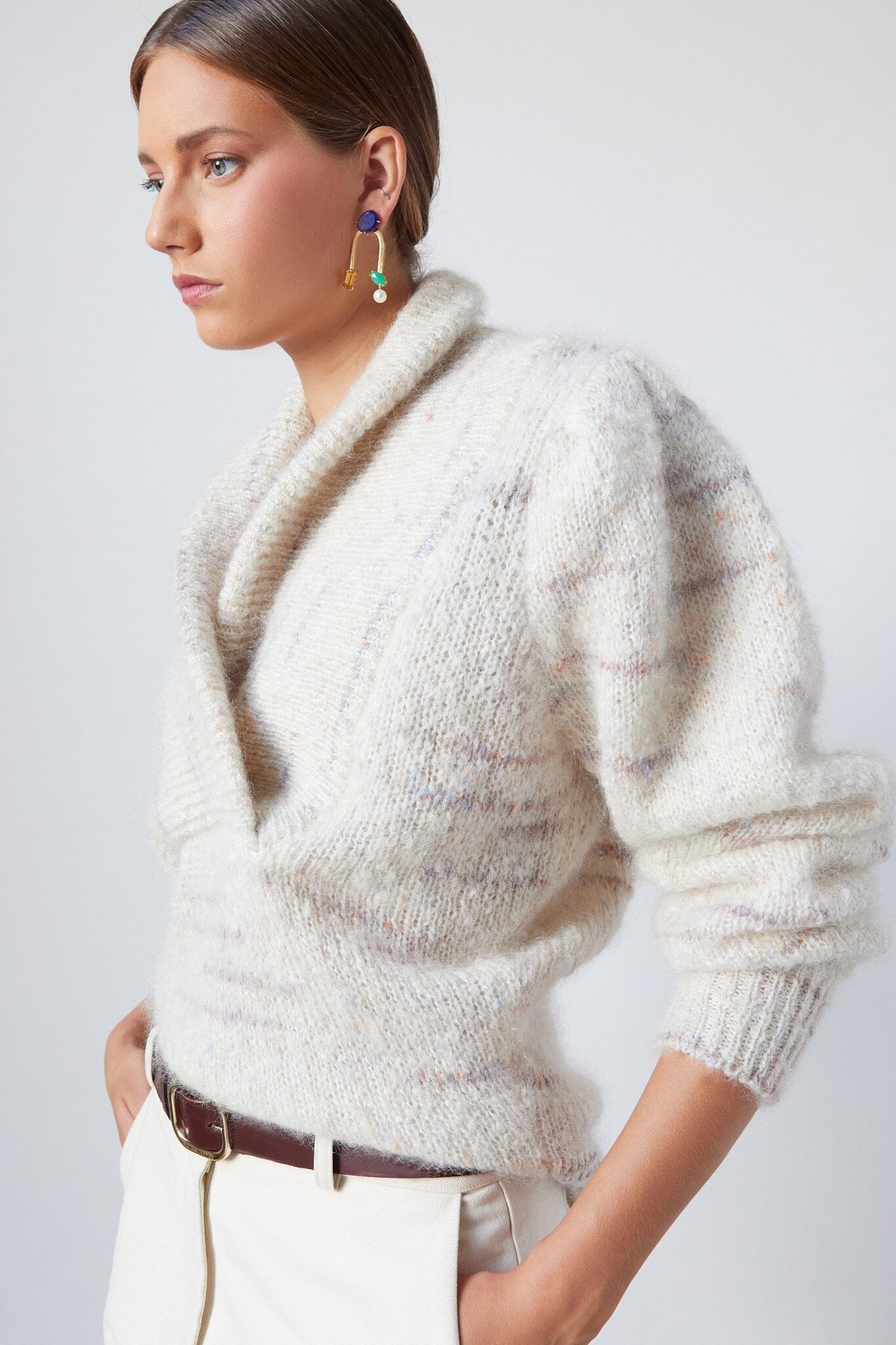 Ronald Sweater Grey Melange