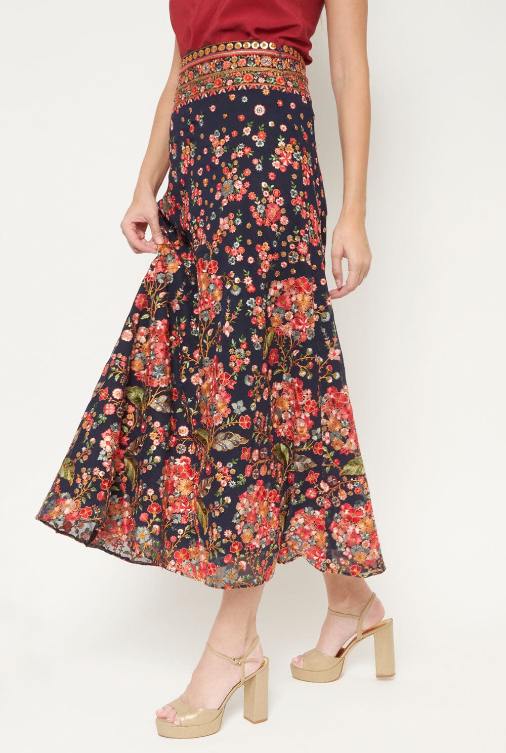 Serena Black Skirt