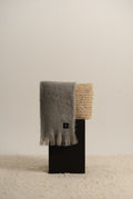 Soft Grey Mohair Scarf