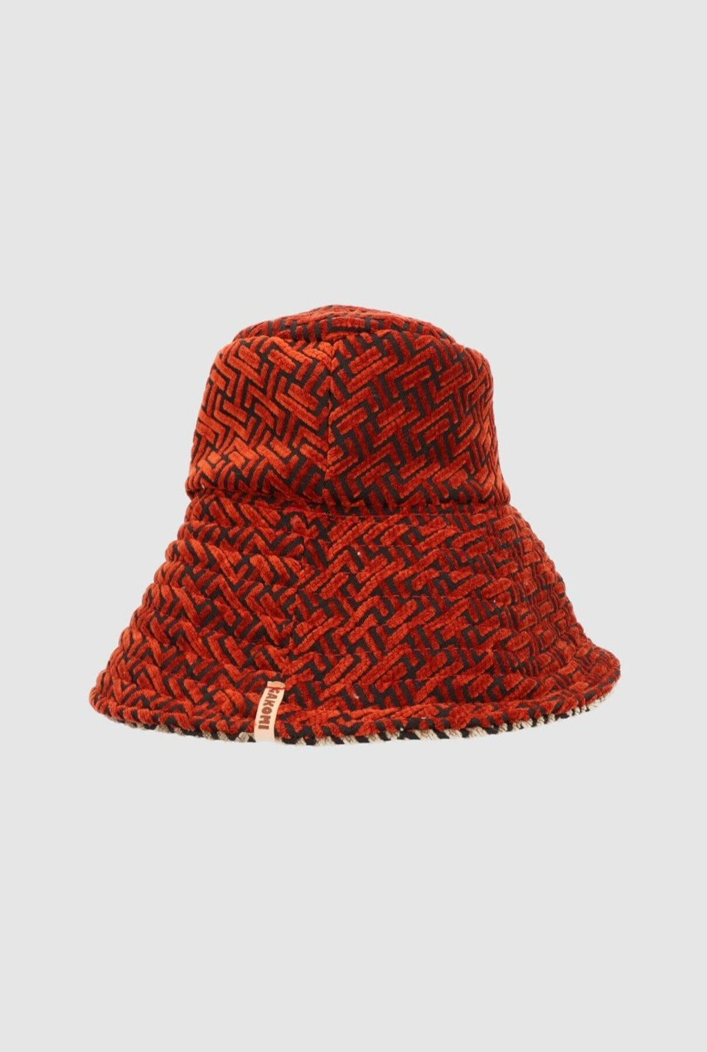Tetrix Hat Red‑Taupe