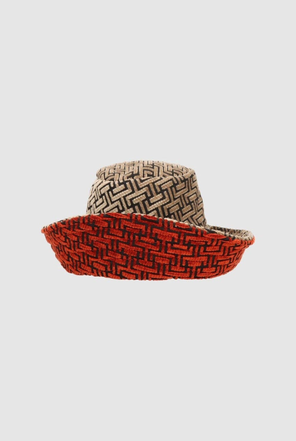 Tetrix Hat Red‑Taupe