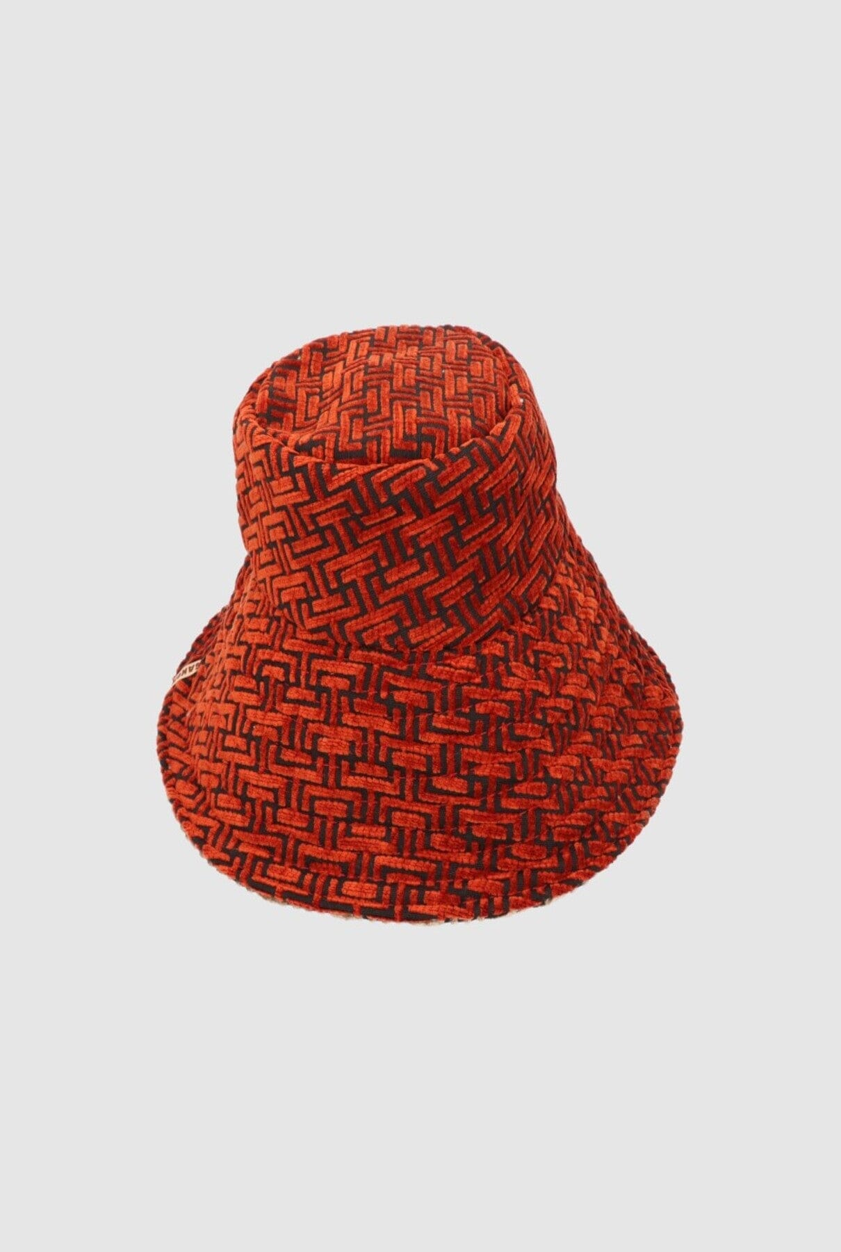 Tetrix Hat Red‑Taupe