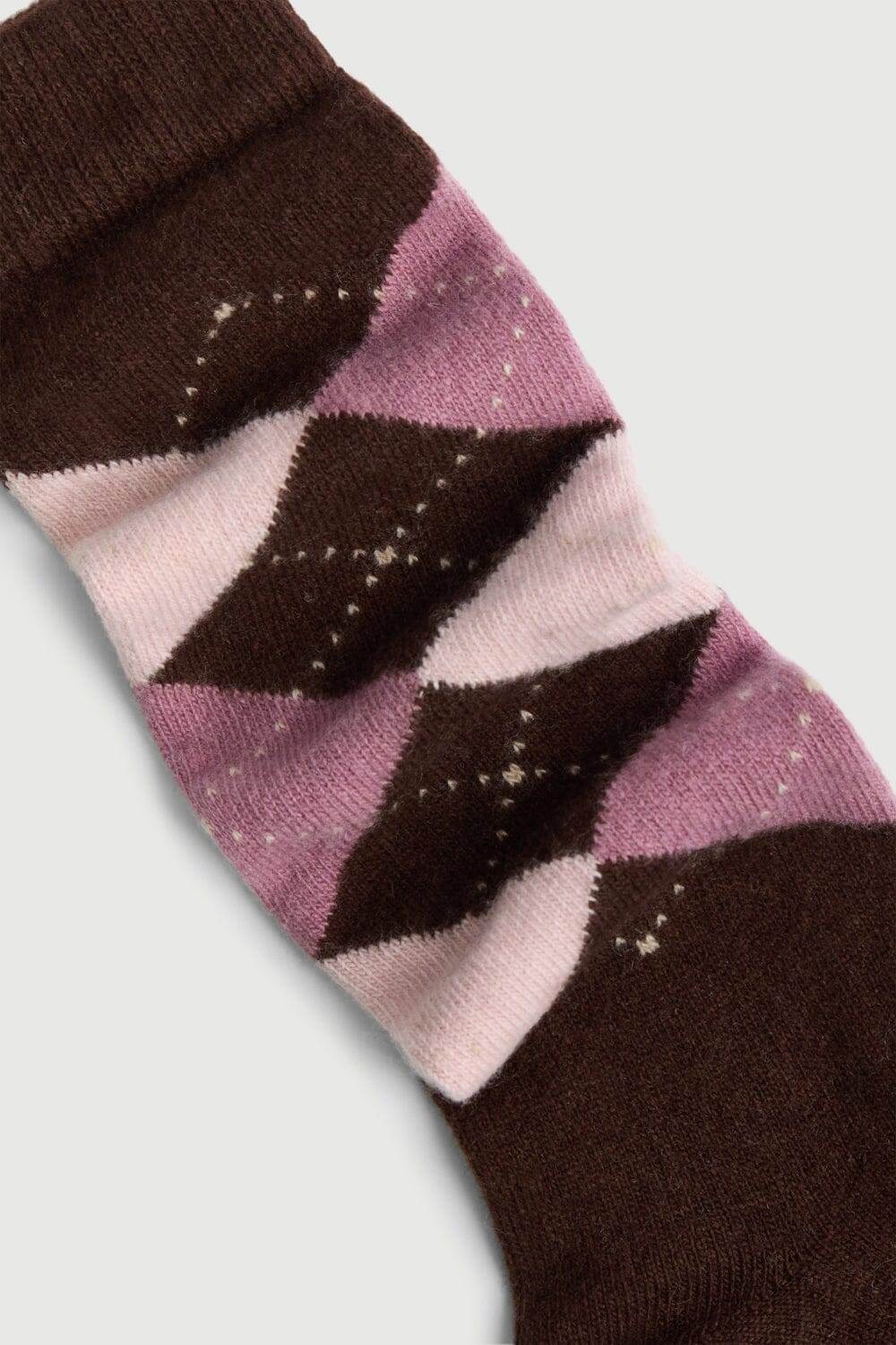 The Argyle Socks Brown