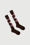 The Argyle Socks Brown