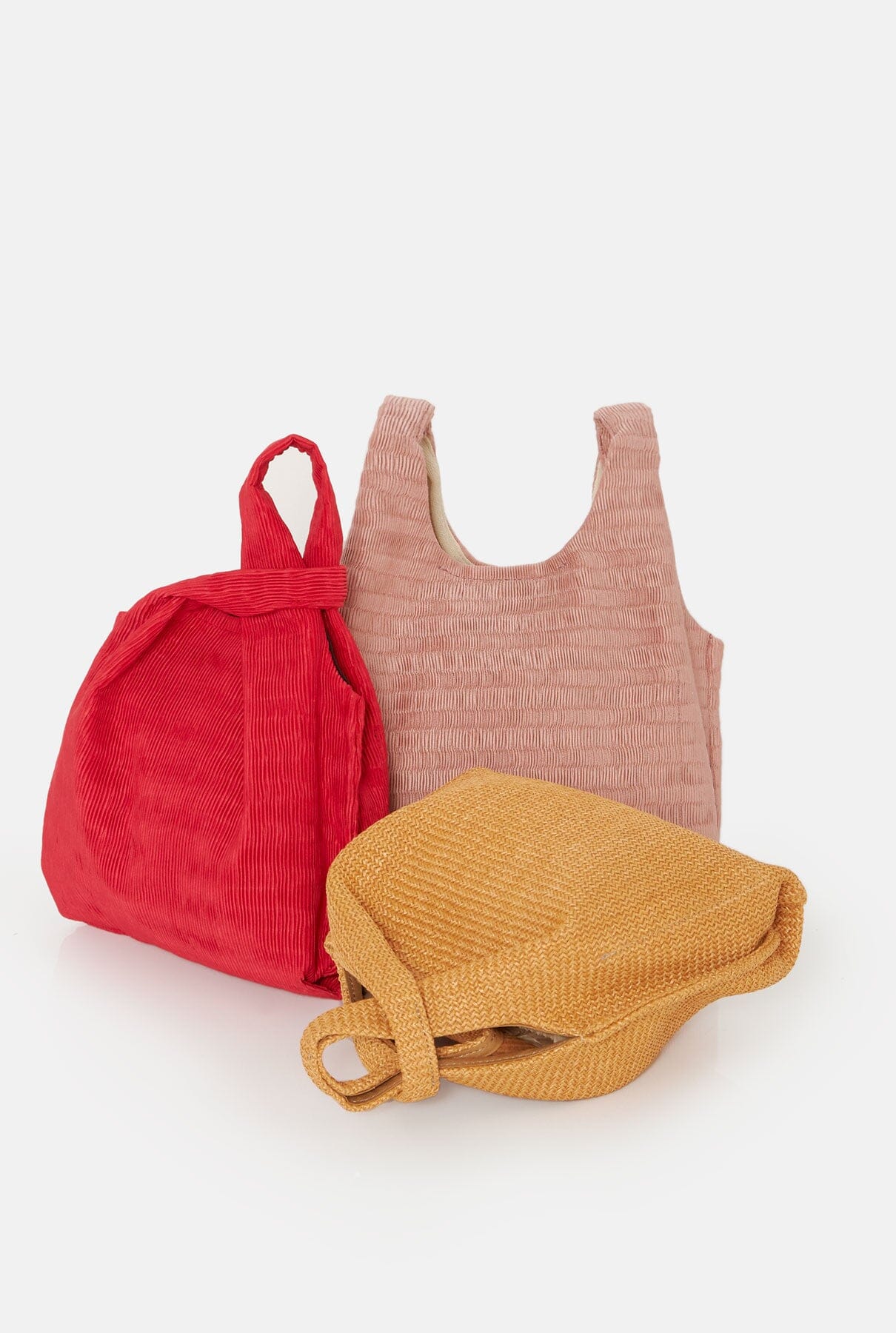 The baby julia bag Raso Plisé nude