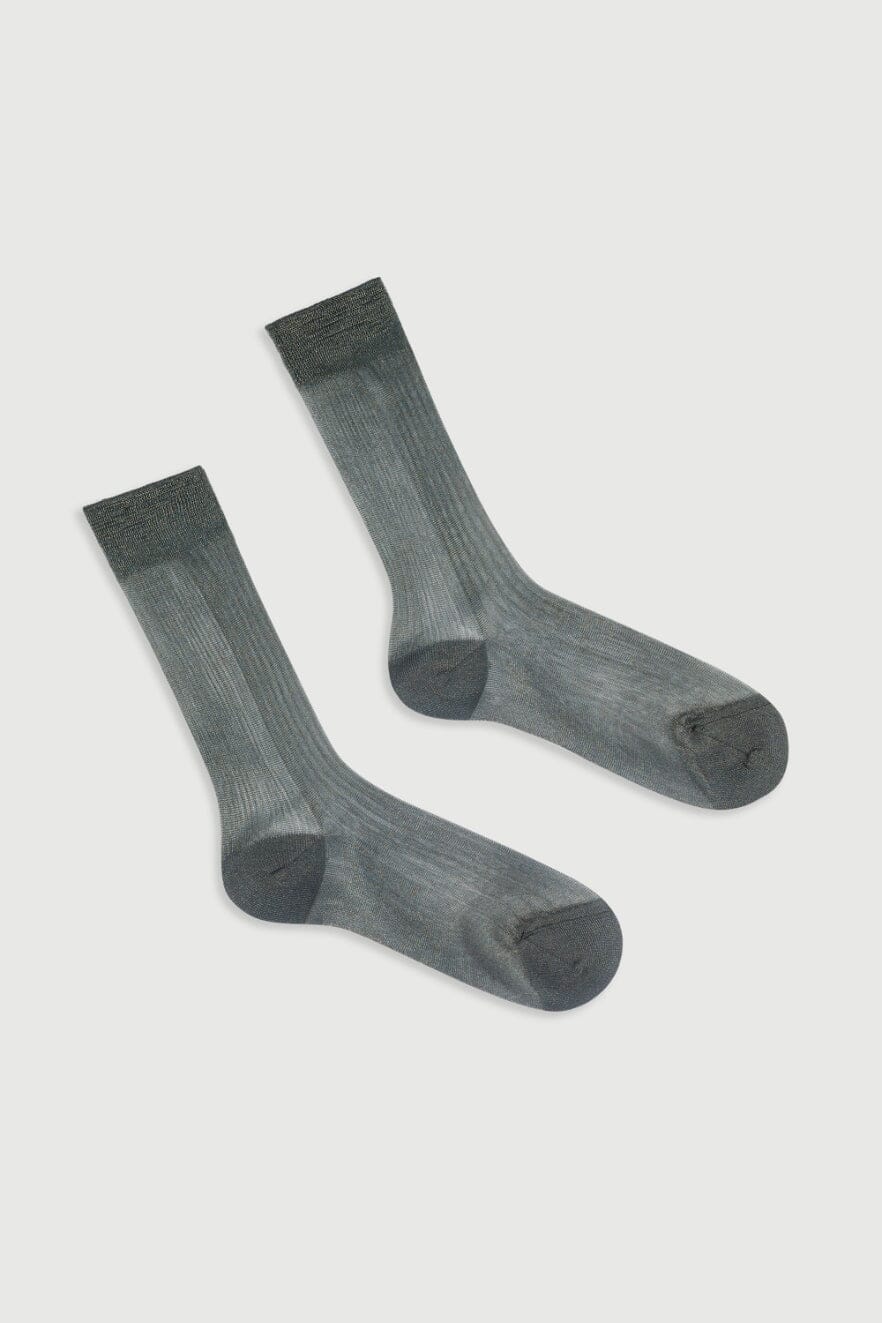 The Shiny Socks Green