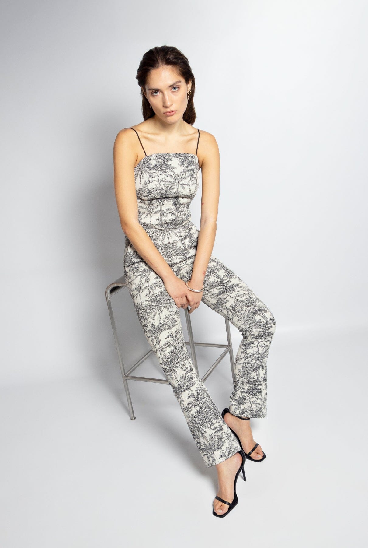 Top Bustier Josefina Toile de Jouy