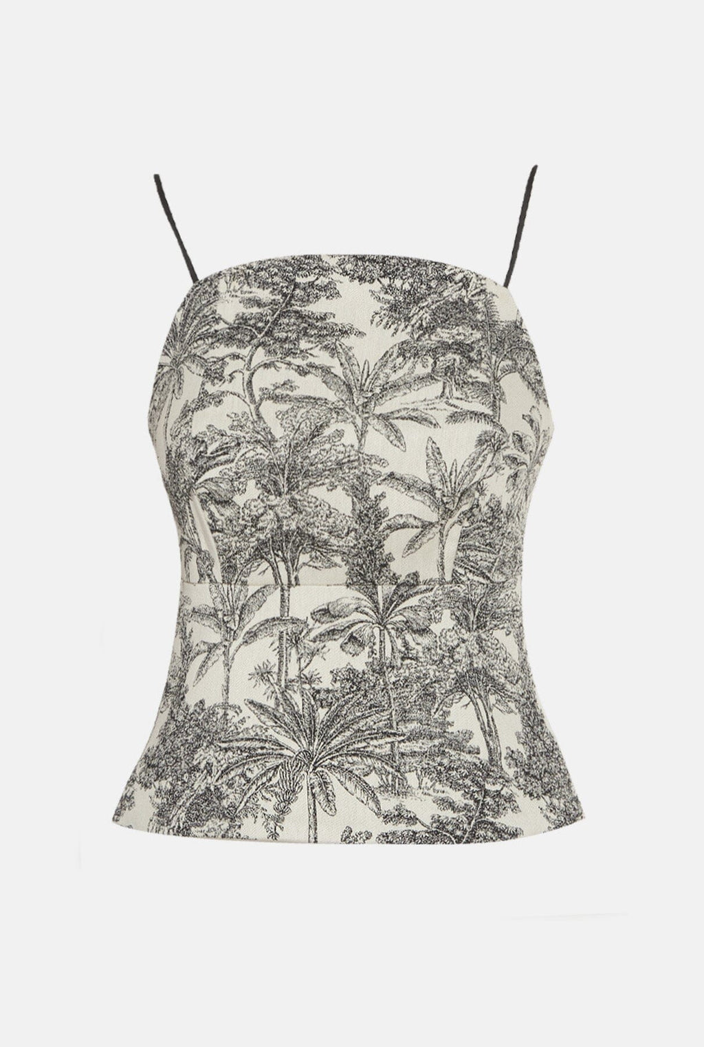 Top Bustier Josefina Toile de Jouy