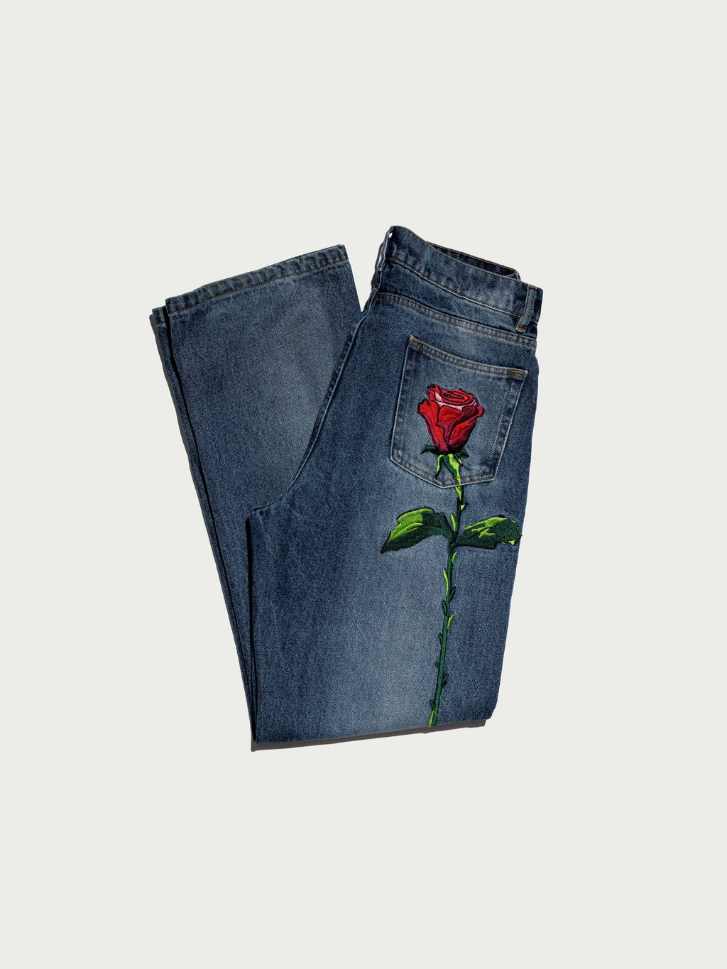 Vaqueros Baggy de la Rosa