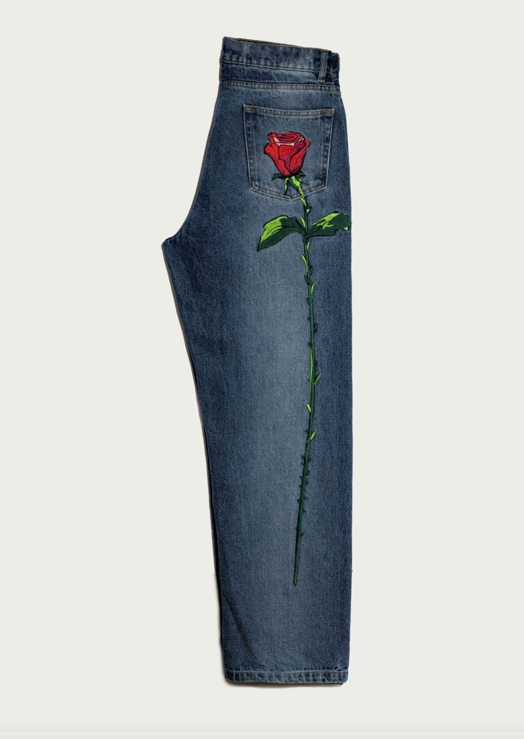 Vaqueros Baggy de la Rosa