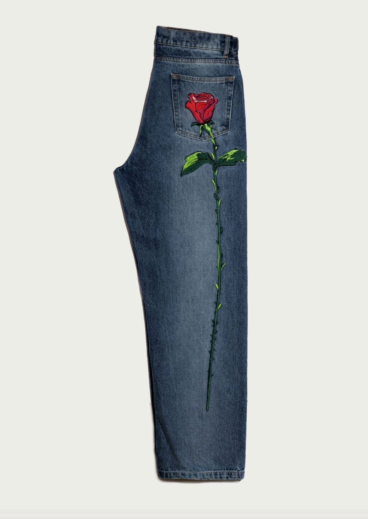 Vaqueros Baggy de la Rosa