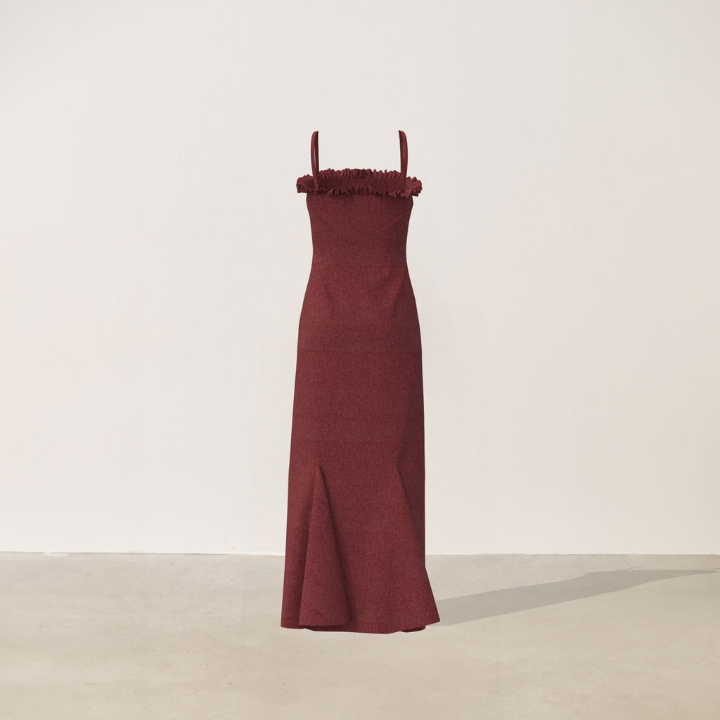 Vestido de godets