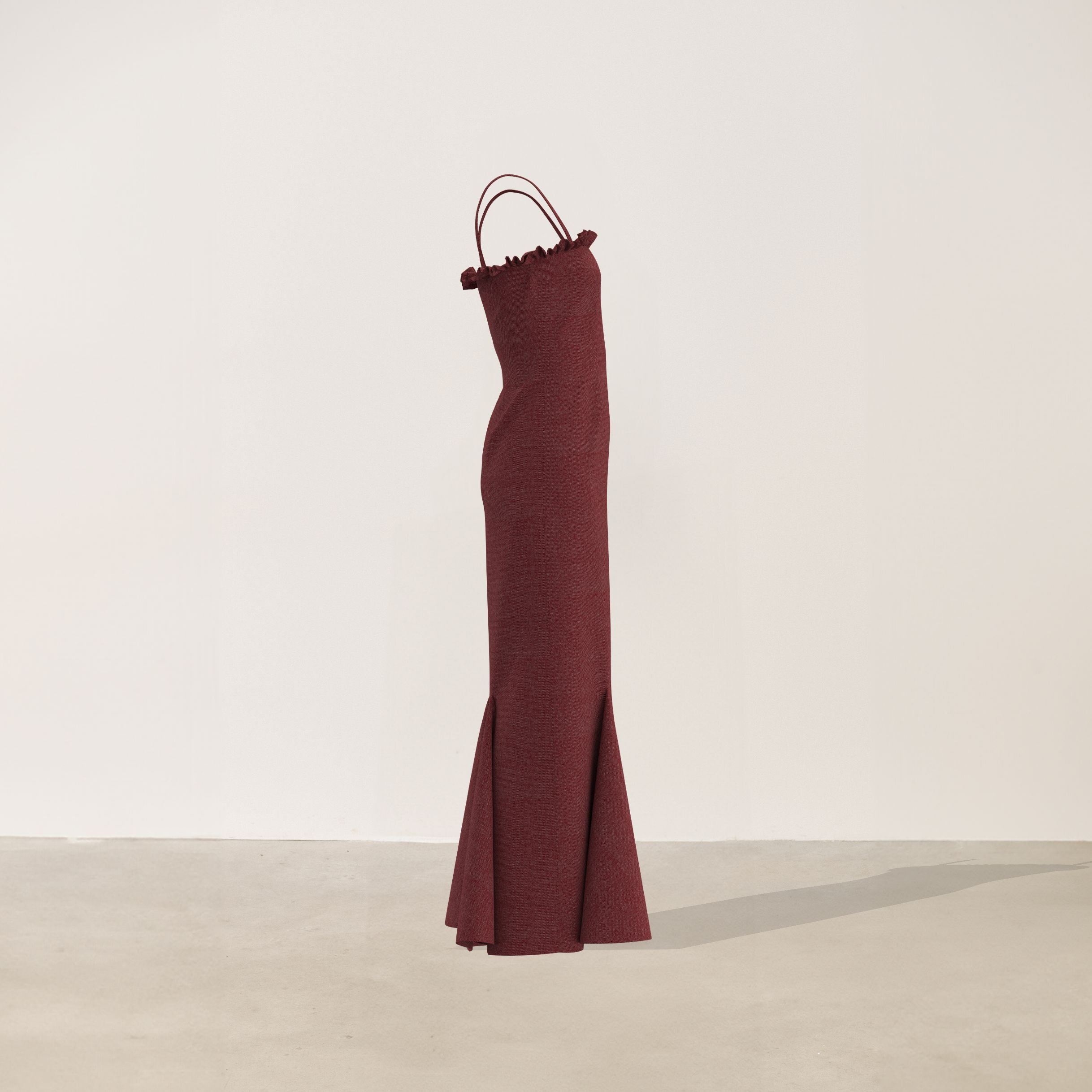 Vestido de godets