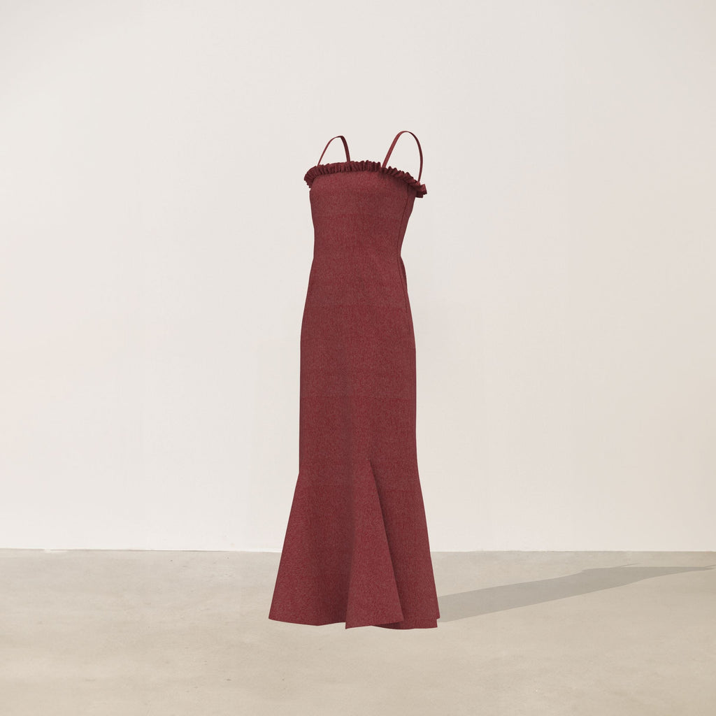 Vestido de godets