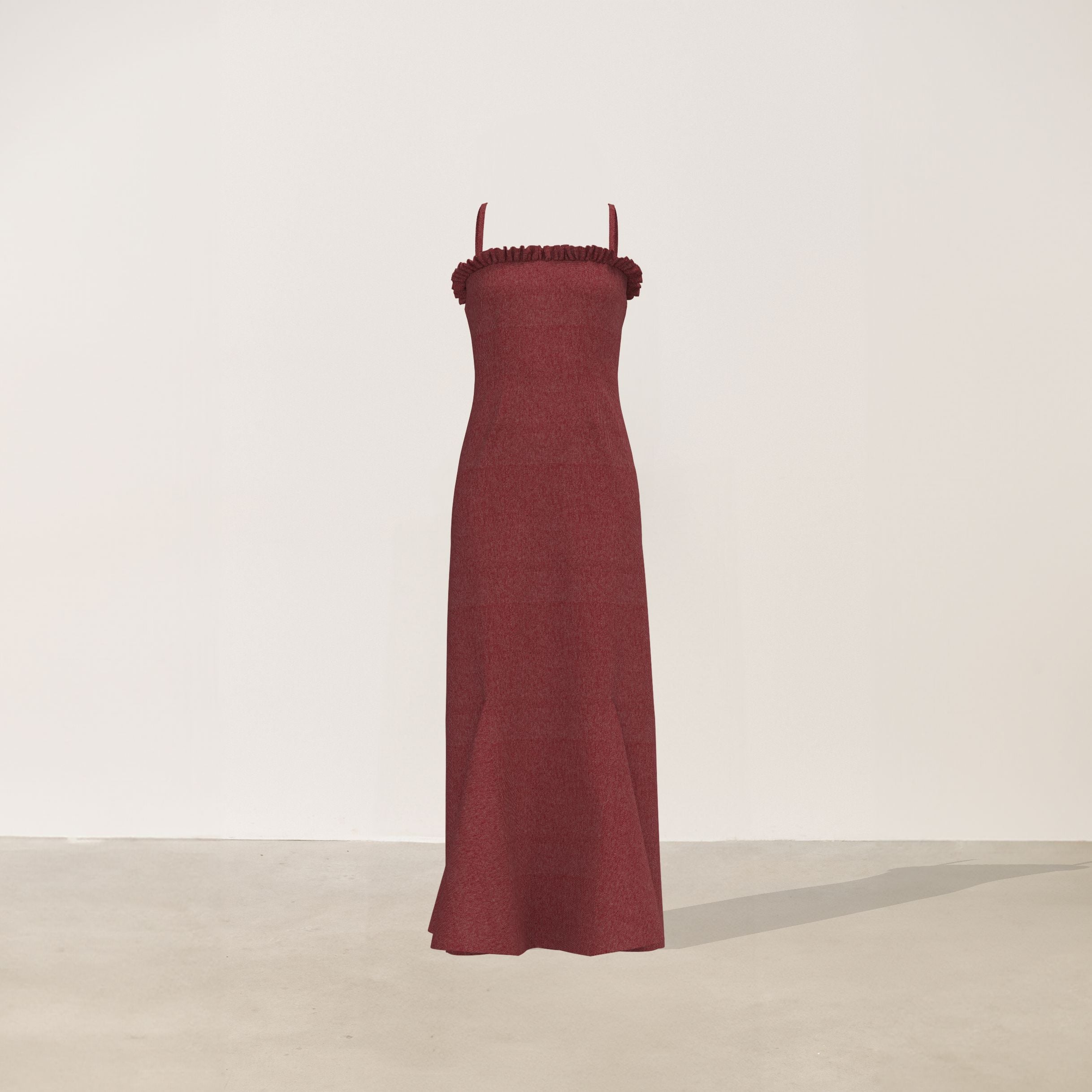 Vestido de godets