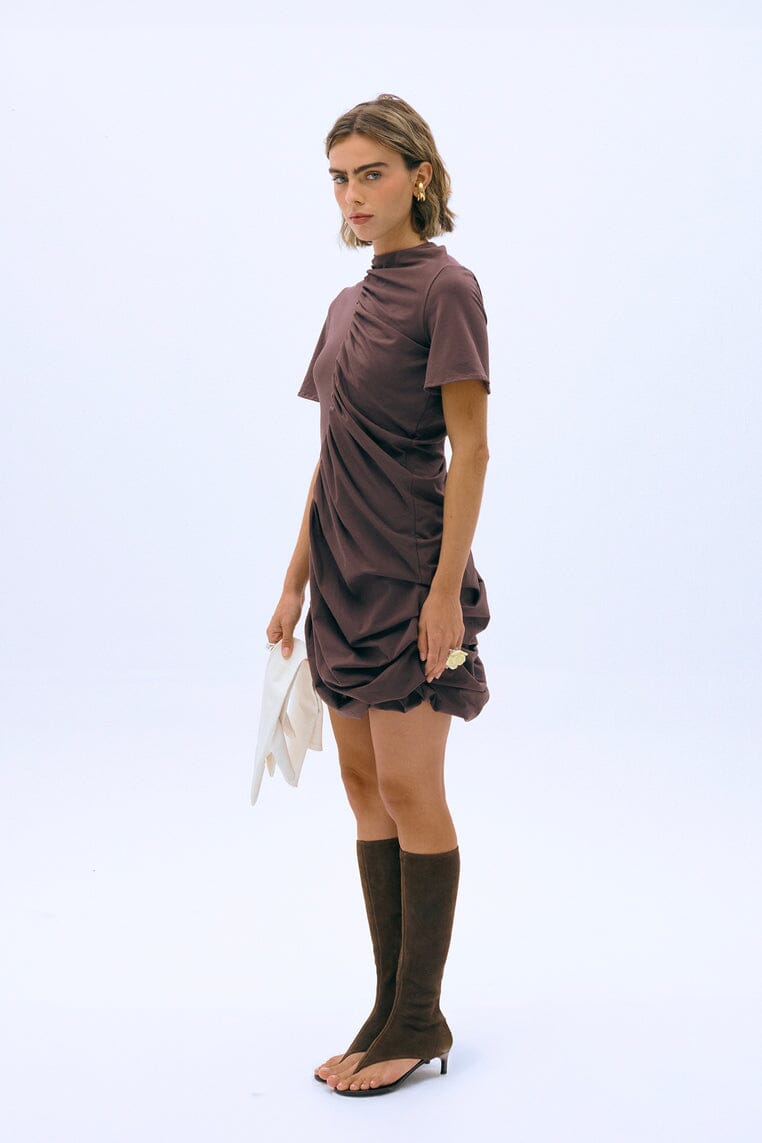 Vestido Eco marrón