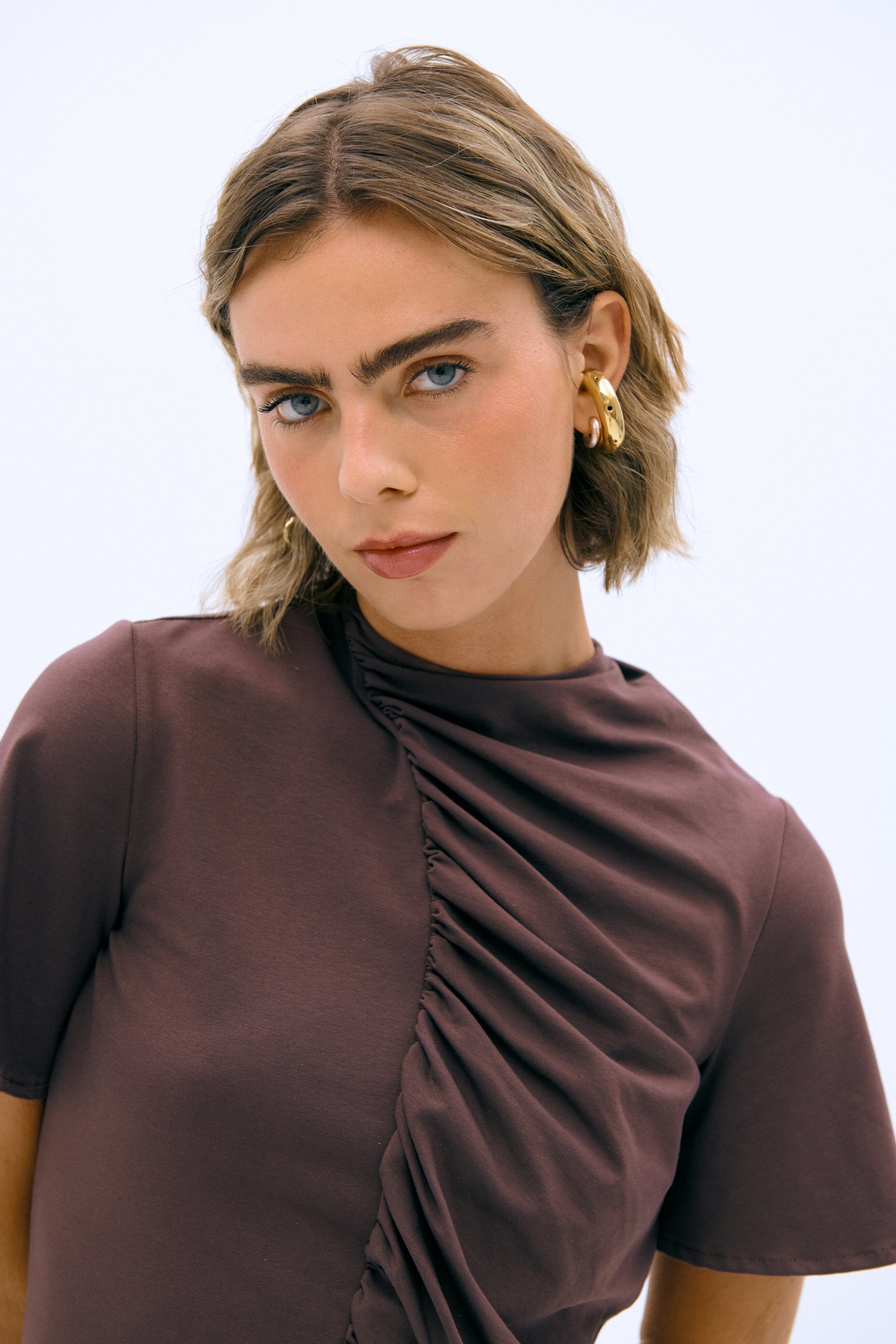 Vestido Eco marrón