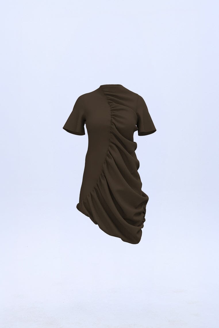 Vestido Eco marrón