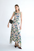 Vestido estampado escote