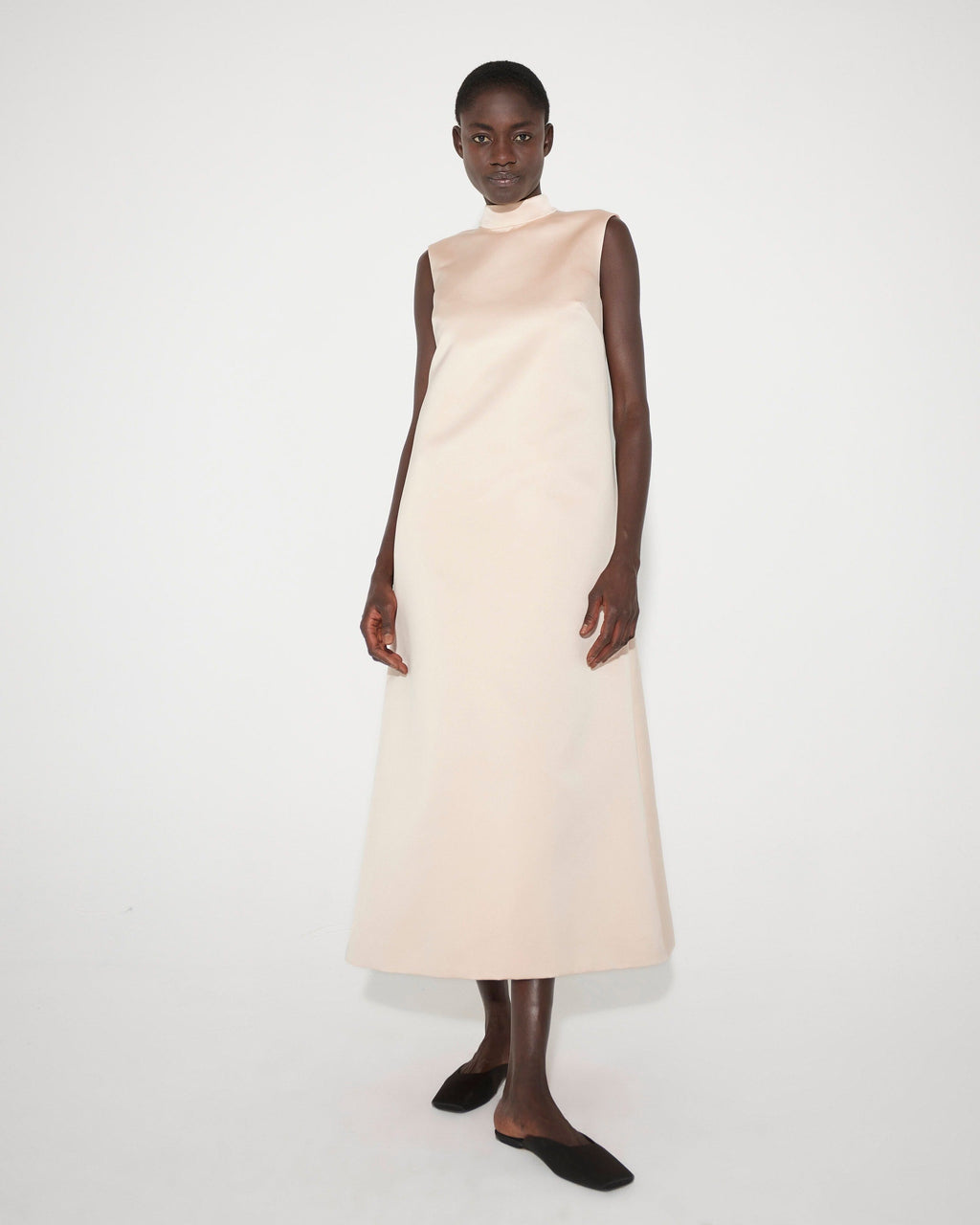 Vestido evase con lazada
