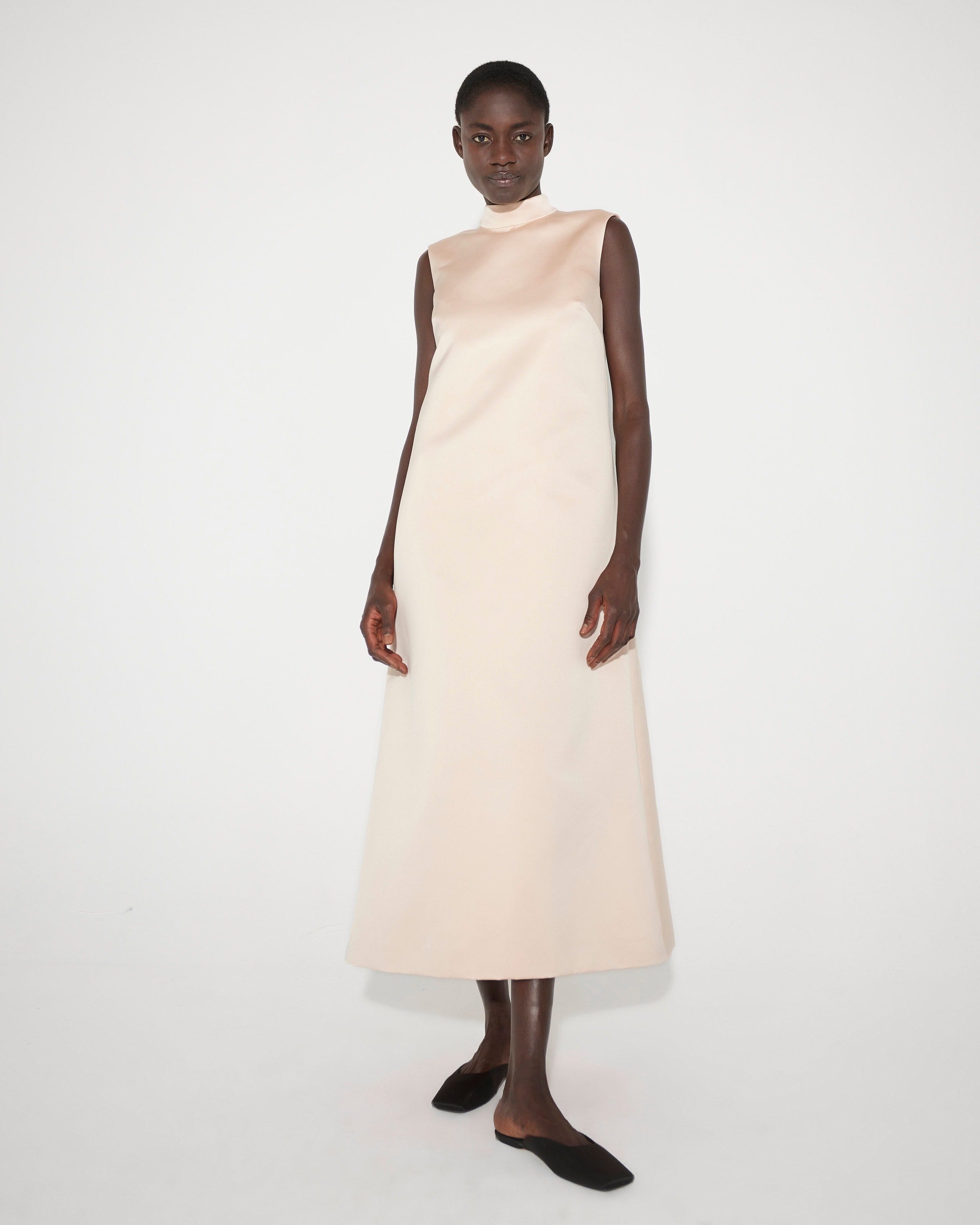 Vestido evase con lazada