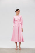 Vestido fajín - rosa