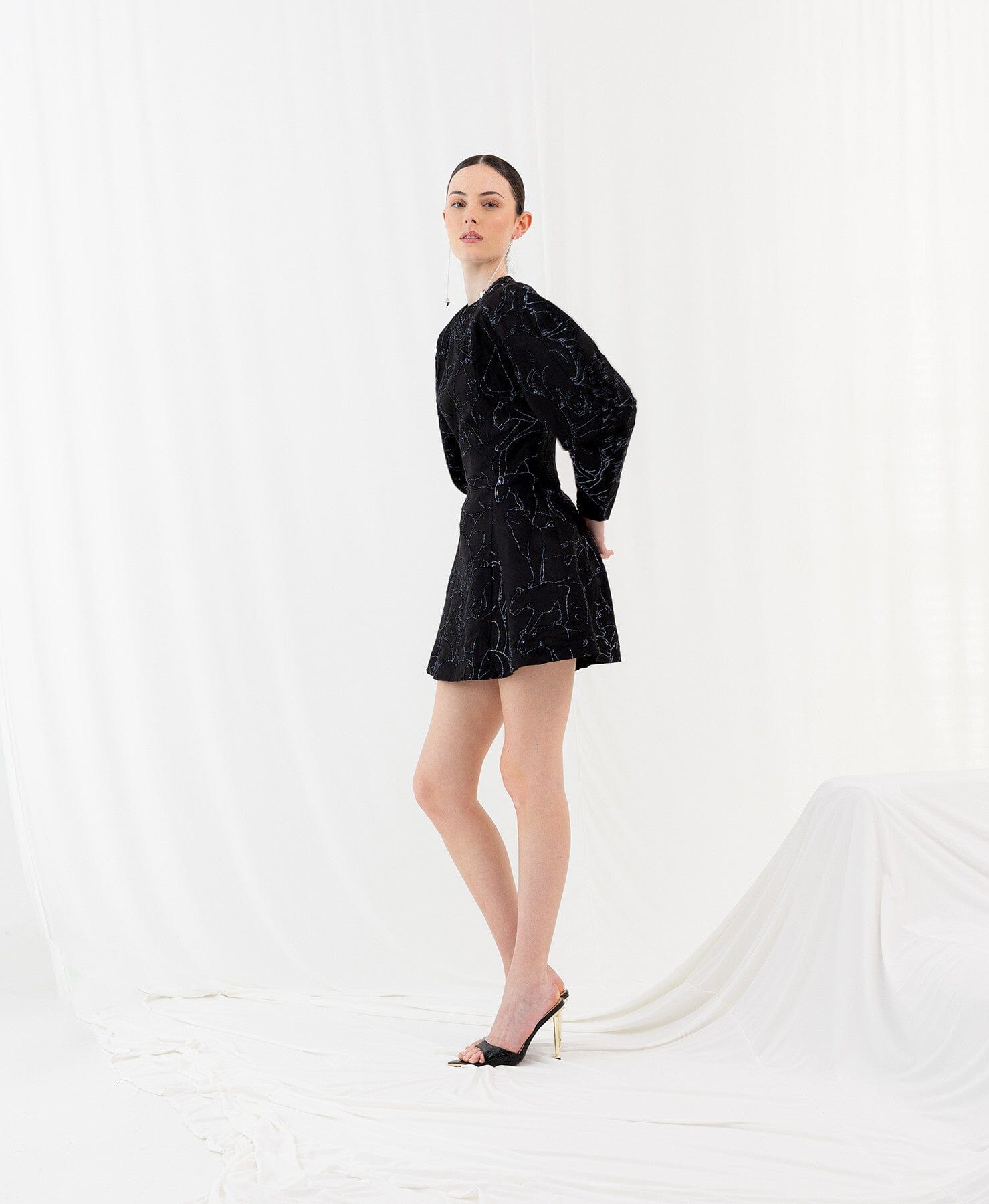 Vestido Fusión Carmesí