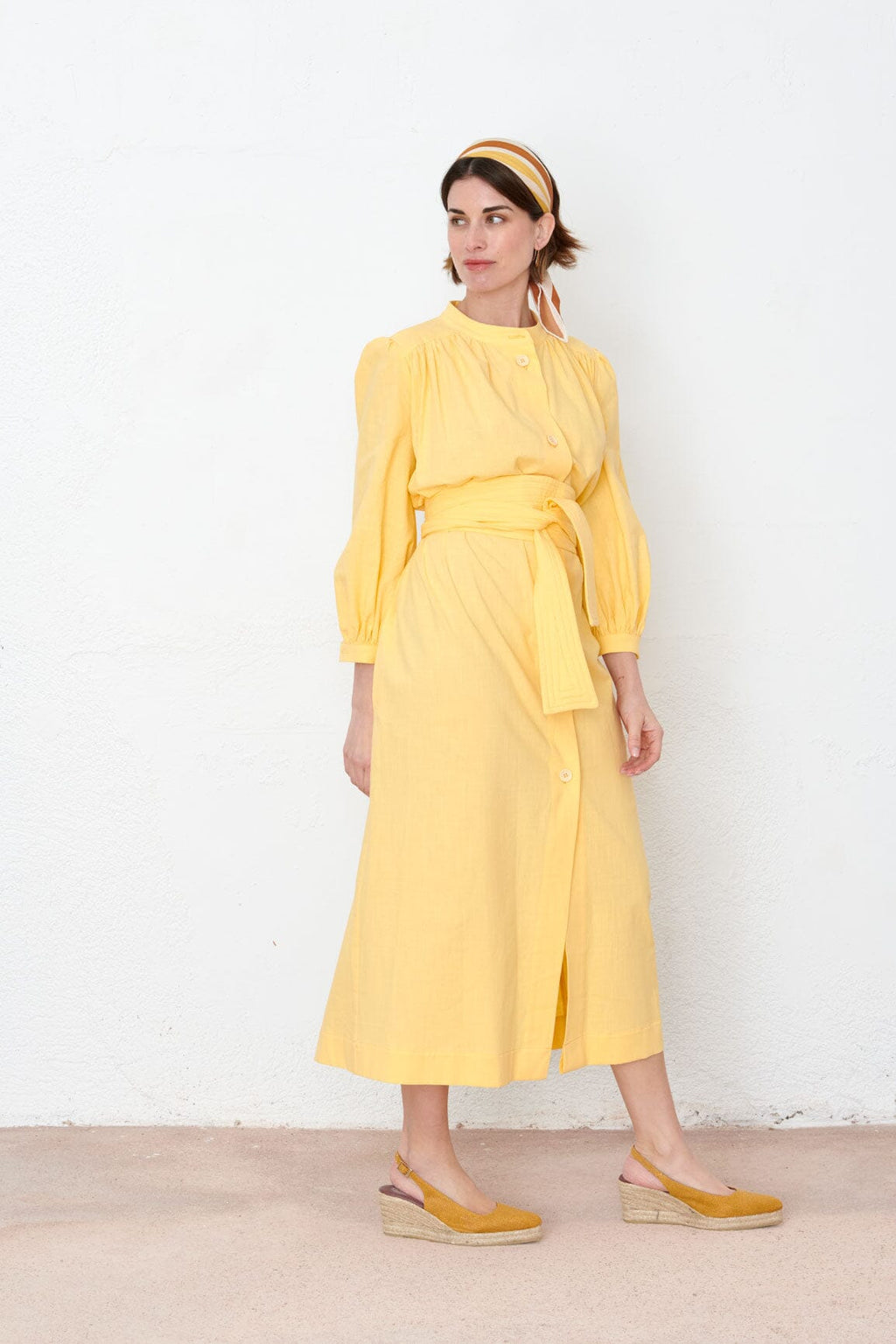 Vestido Margarita amarillo
