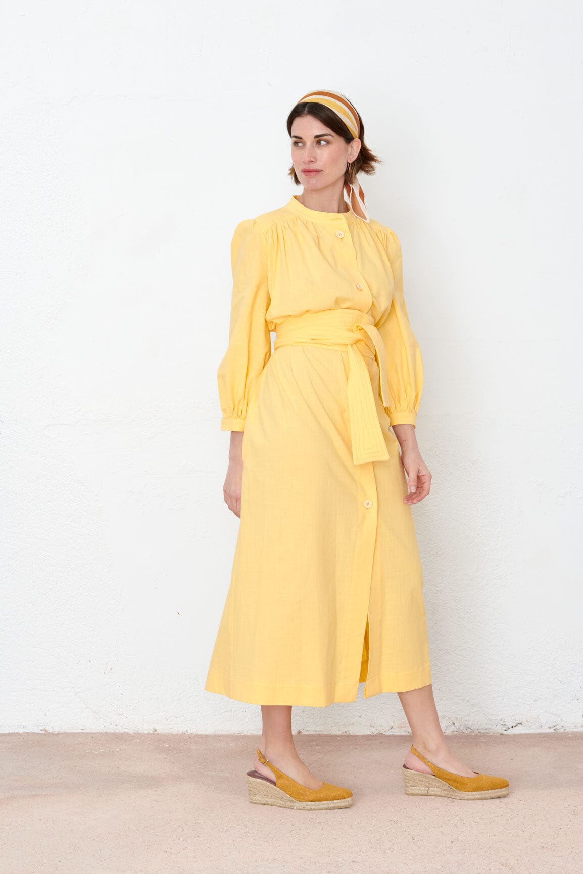Vestido Margarita amarillo