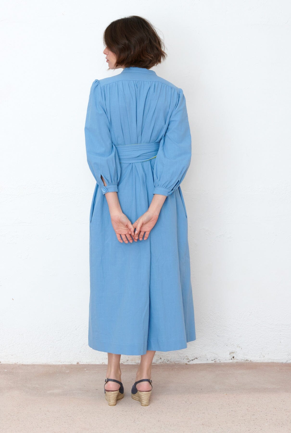 Vestido Margarita azul