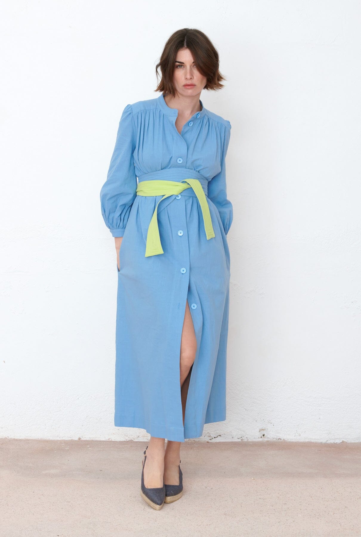 Vestido Margarita azul
