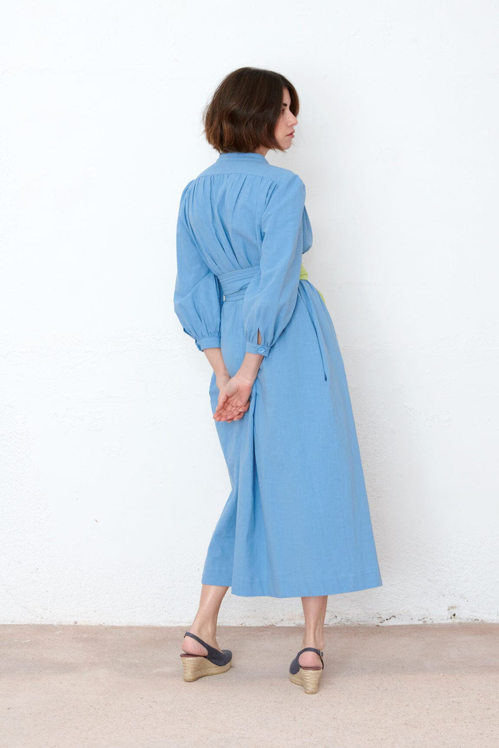 Vestido Margarita azul