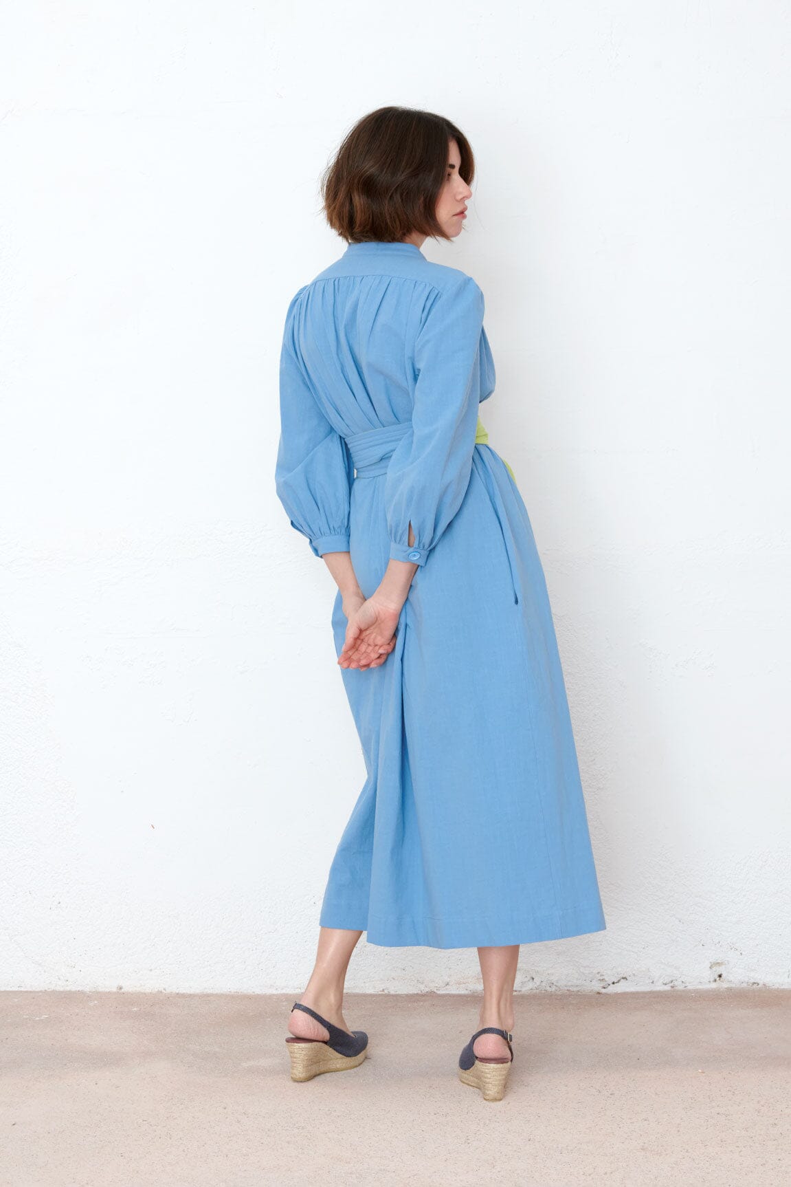 Vestido Margarita azul