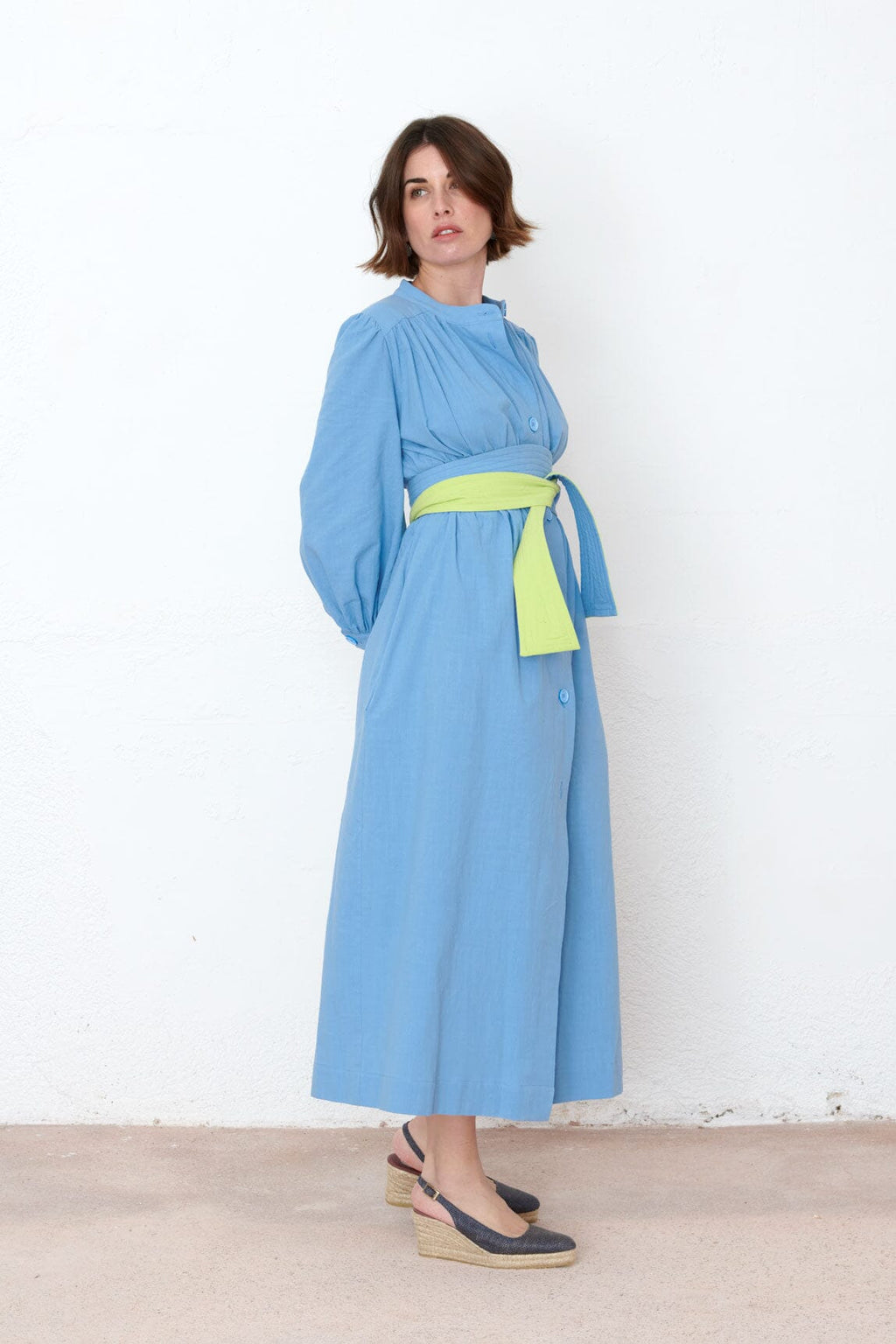 Vestido Margarita azul