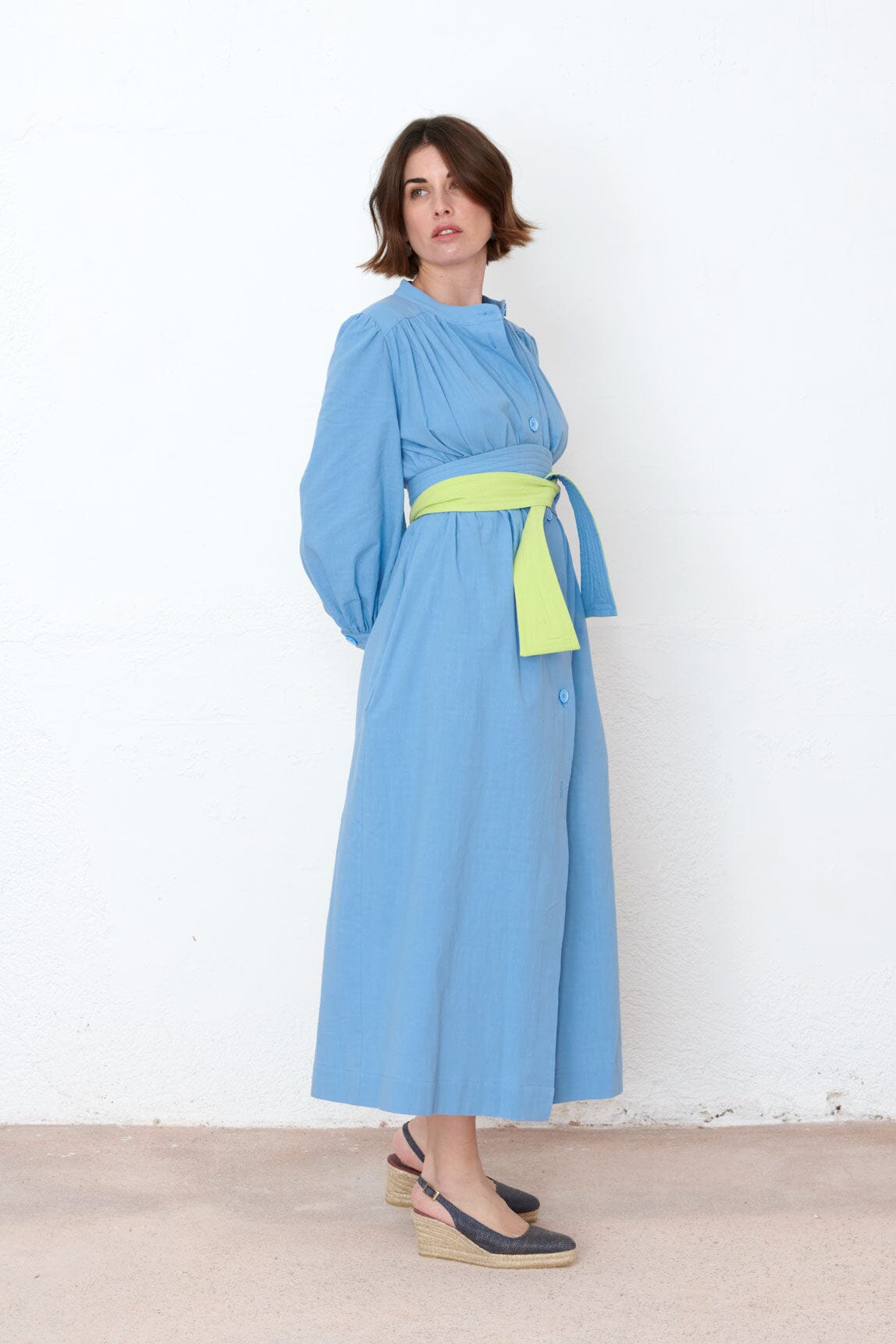 Vestido Margarita azul